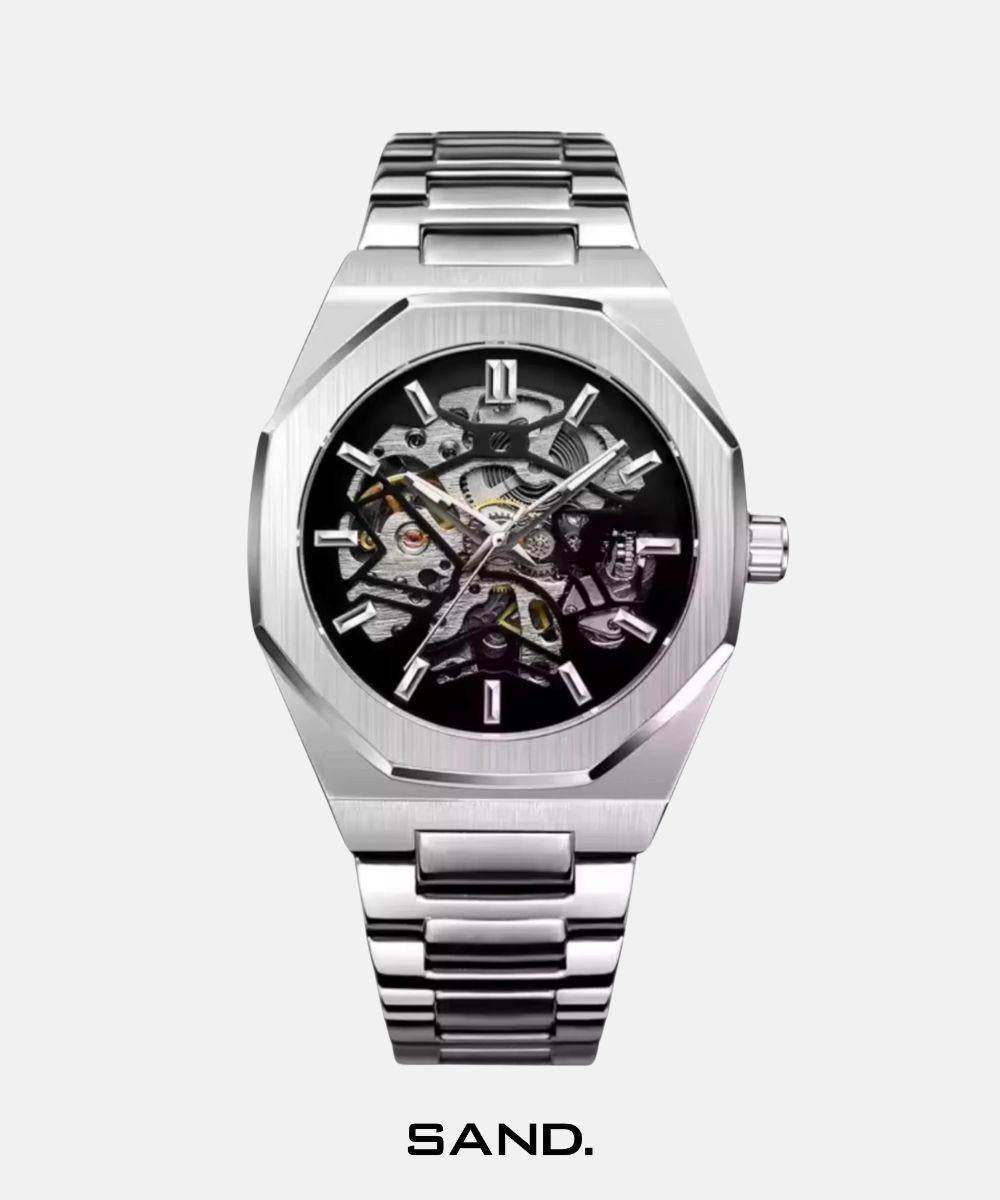 Sand Automatic Skeleton Oak Black - Sand Watches