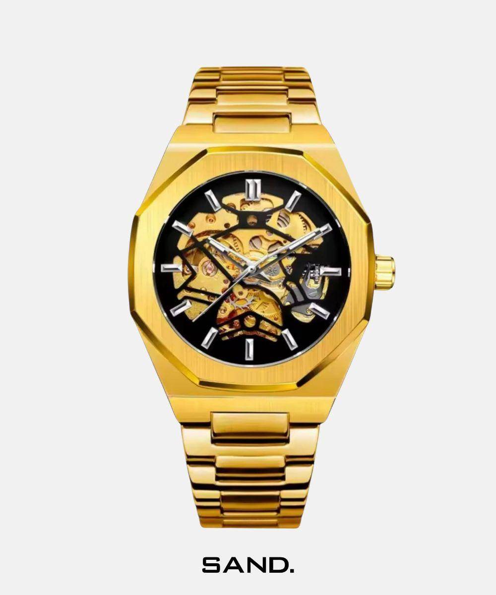 Sand Automatic Skeleton Oak Black - Sand Watches